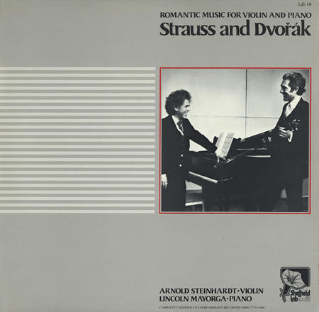 Master Release: Romantic Music For Violin And Piano - Strauss And Dvorak by Richard Strauss