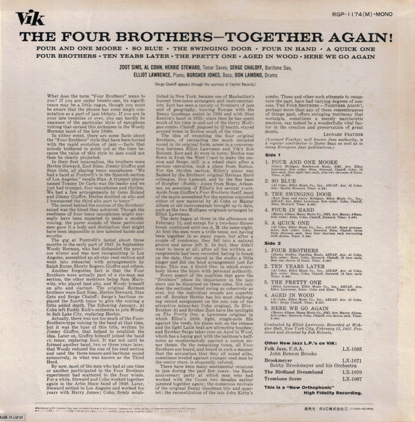 The Four Brothers .... Together Again !