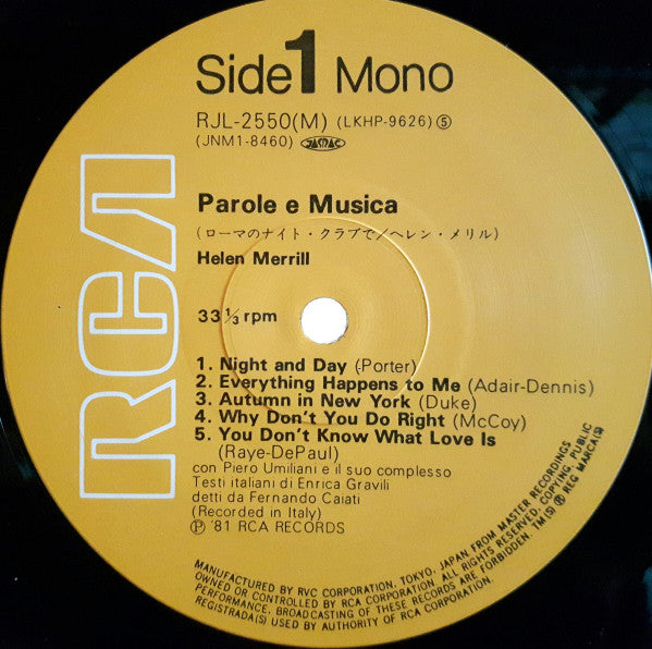 Parole E Musica