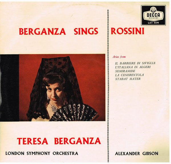 Master Release: Berganza Sings Rossini by Gioacchino Rossini