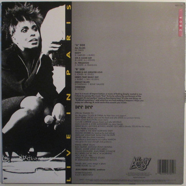 Release: Live In Paris-Vinyl-UK-1987-AFF172-2666494