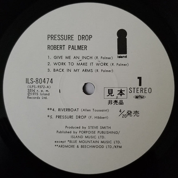 Release: Pressure Drop-Vinyl-Japan-1975-ILS-80474-8475510