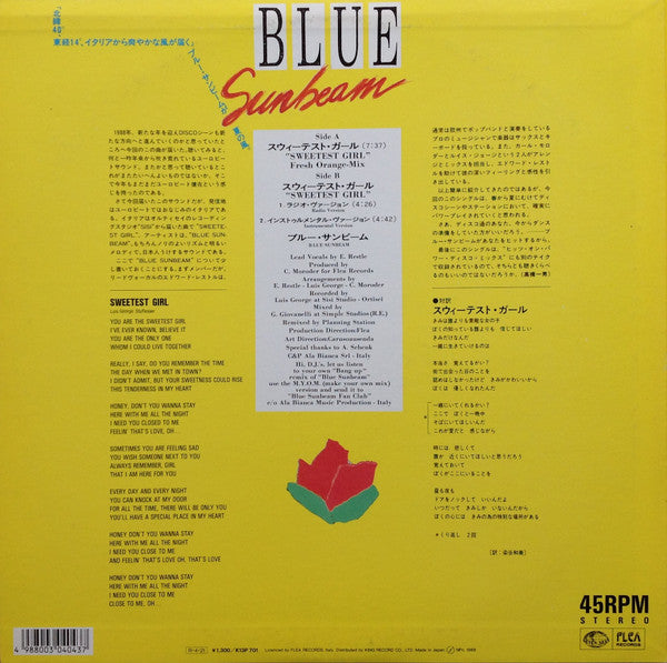 Master Release: Sweetest Girl by Blue Sunbeam