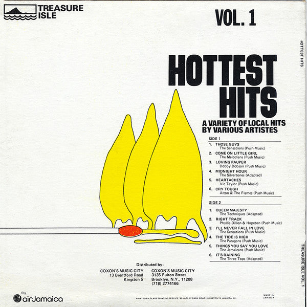 Master Release: Hottest Hits Volume 1 by Various