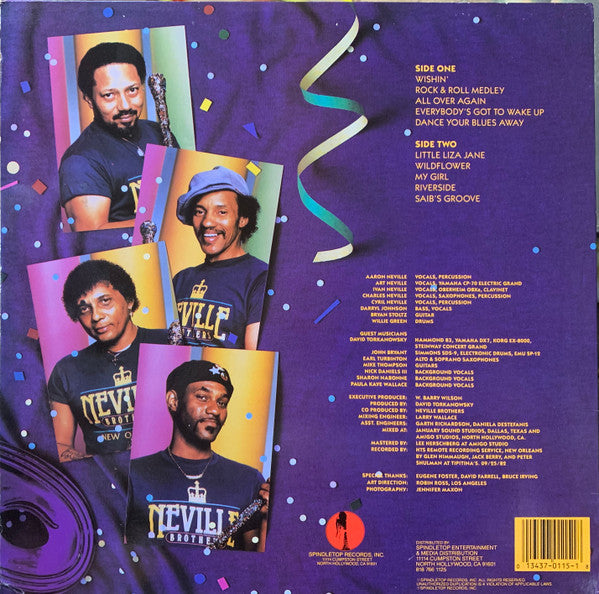 Release: Nevillization II: Live At Tipitina's-Vinyl-US-1987-SPT 115-1640043