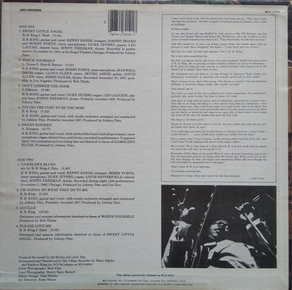 Master Release: Back In The Alley by B.B. King