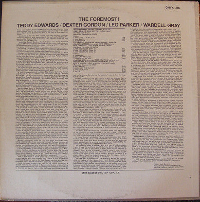 Release: The Foremost!-Vinyl-US-1972-ORI 201-6745839