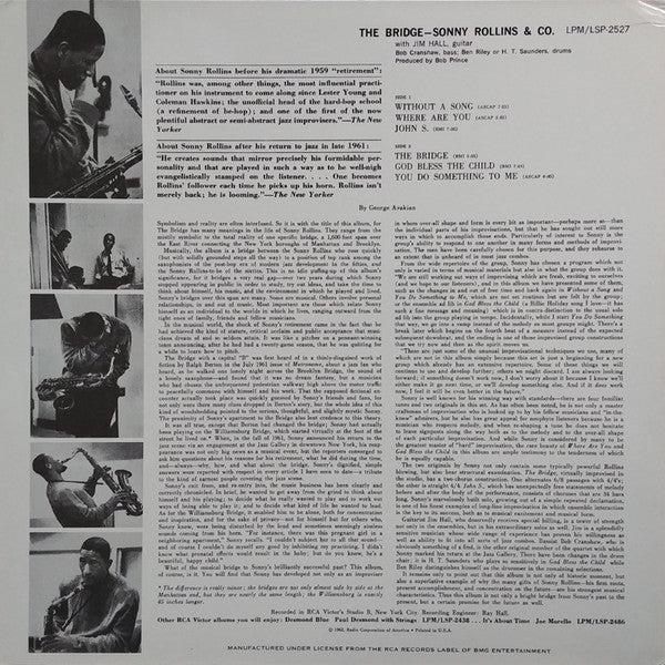 Release: The Bridge-Vinyl-US-2002-LSP-2527-200G, LSP-2527-4789042