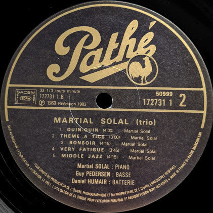 Martial Solal - 1960 Tome 1