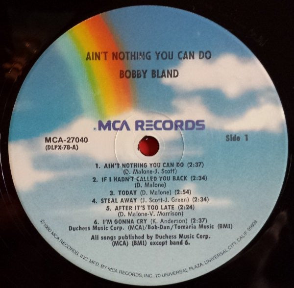 Release: Ain't Nothing You Can Do-Vinyl-US-None-MCA-27040-2240564