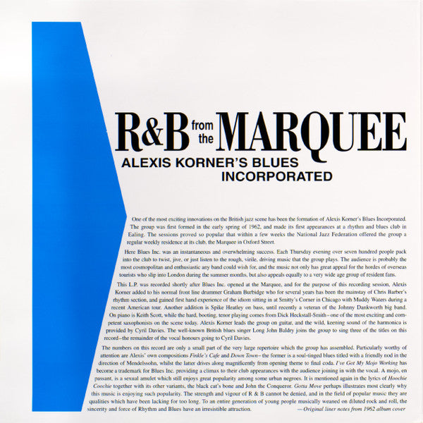 Release: R & B From The Marquee-Vinyl-US-1996-MFSL 1-265, MFSL 1-265-1740491