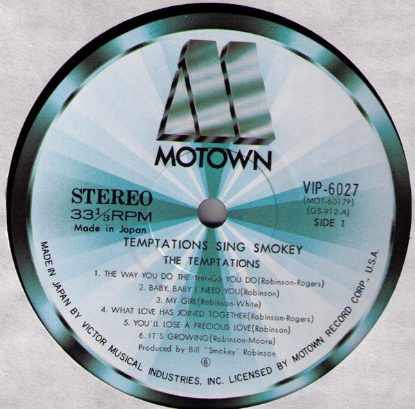 The Temptations Sing Smokey