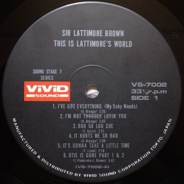 This Is Lattimore's World