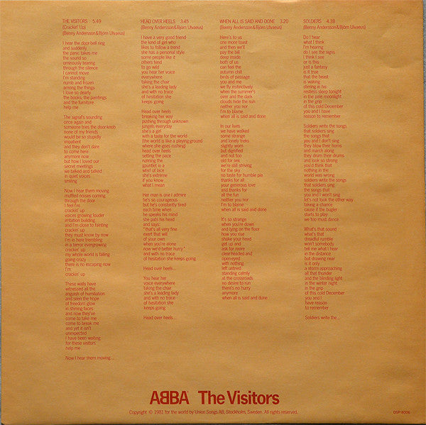 The Visitors = ザ・ビジターズ