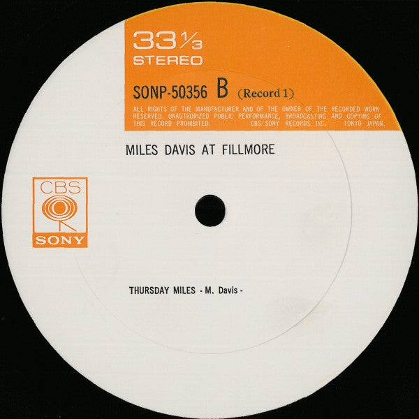Miles Davis At Fillmore