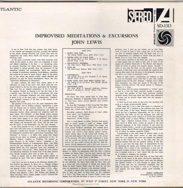 Improvised Meditations & Excursions