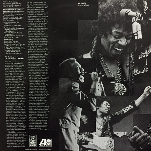 Release: Historic Performances Recorded At The Monterey International Pop Festival-Vinyl-Europe-None-40 430-7664556