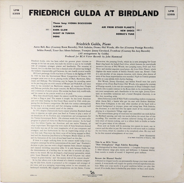 Master Release: At Birdland by Friedrich Gulda