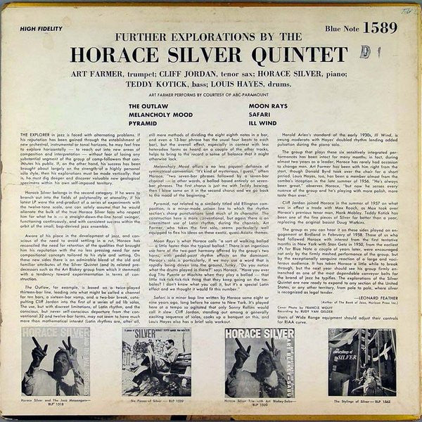 Release: Further Explorations-Vinyl-US-1958-BLP 1589-2132346
