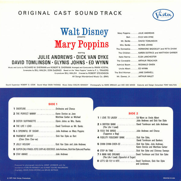 Mary Poppins (Original Cast Sound Track)