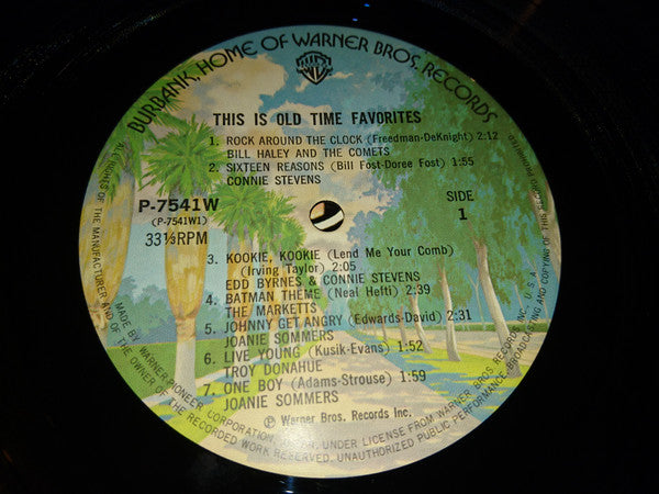 This Is Old Time Favorites (The Warner Bros Music Show)