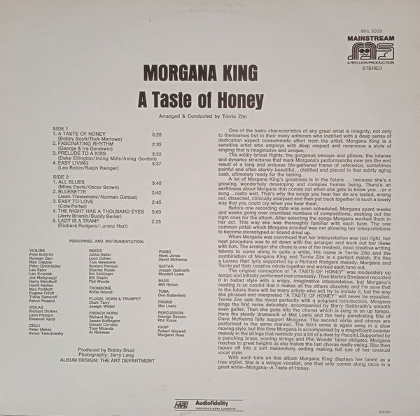 Release: A Taste Of Honey-Vinyl-UK-1982-MRL 5009-6957930
