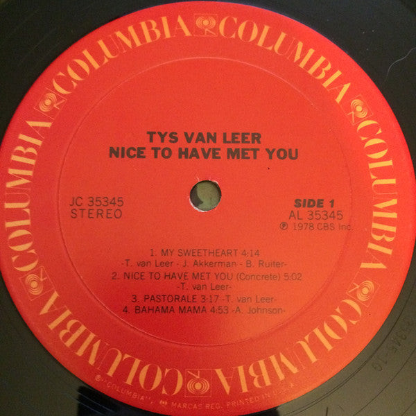 Master Release: Nice To Have Met You by Thijs Van Leer