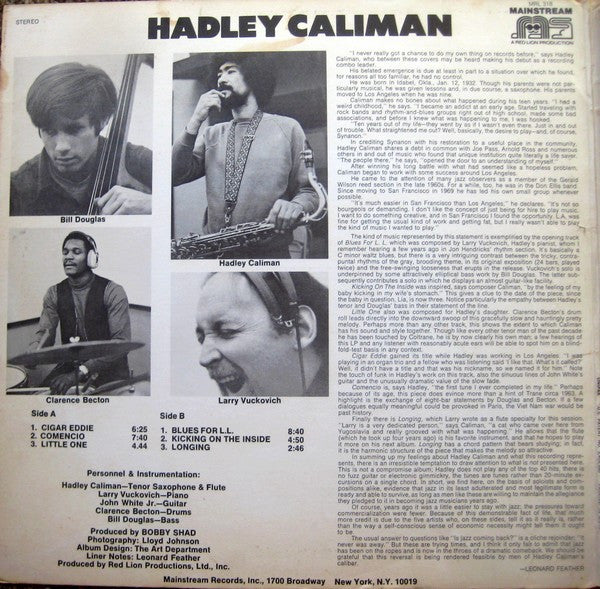 Master Release: Hadley Caliman by Hadley Caliman