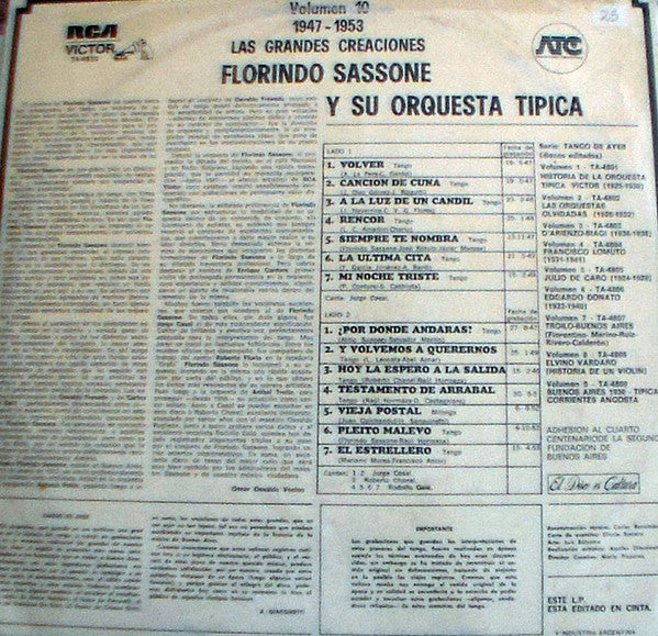 Las Grandes Creaciones (1947-1953)