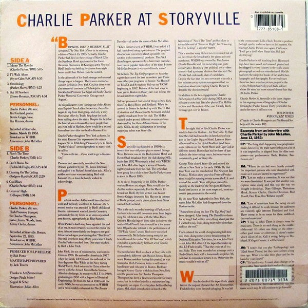 Release: At Storyville-Vinyl-US-1985-BT-85108-1429900