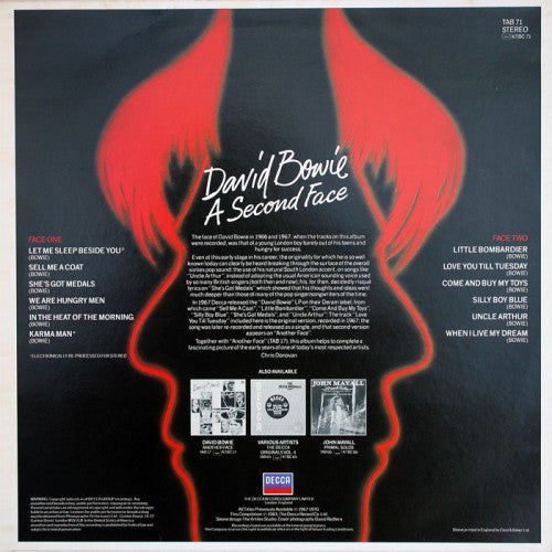 Release: A Second Face-Vinyl-UK-1983-TAB 71-1620268