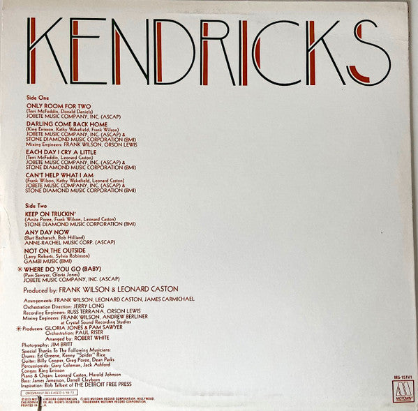 Master Release: Eddie Kendricks by Eddie Kendricks