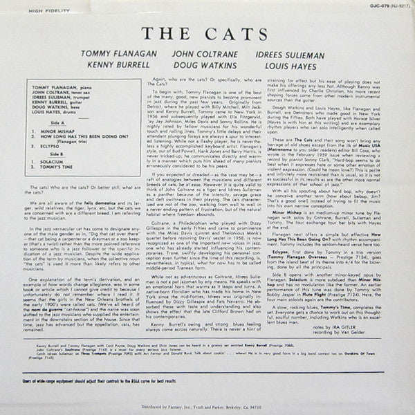 Release: The Cats-Vinyl-US-1983-OJC-079, NJ-8217-3680540