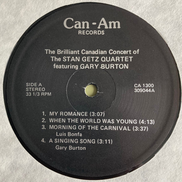 The "Brilliant" Canadian Concert Of Stan Getz