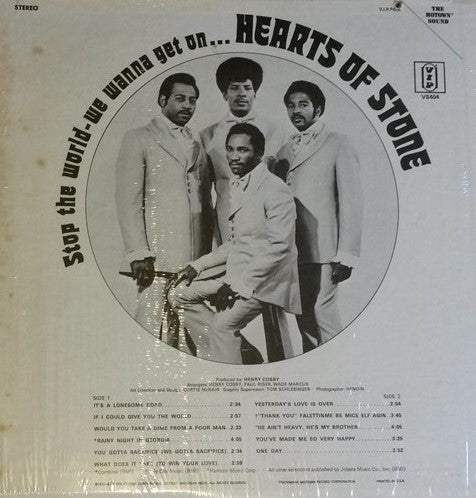 Master Release: Stop The World-We Wanna Get On by Hearts Of Stone