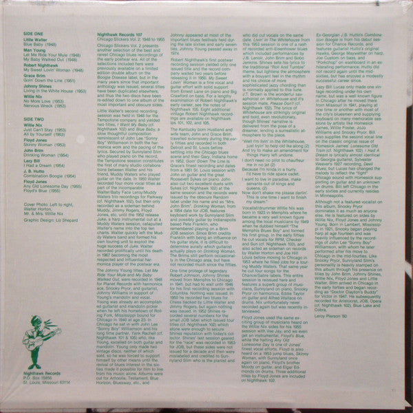 Release: Chicago Slickers Volume 2 1948-1955-Vinyl-US-1980-107-4571579