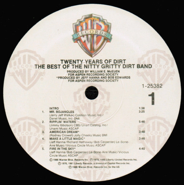Master Release: Twenty Years Of Dirt - The Best Of The Nitty Gritty Dirt Band by Nitty Gritty Dirt Band