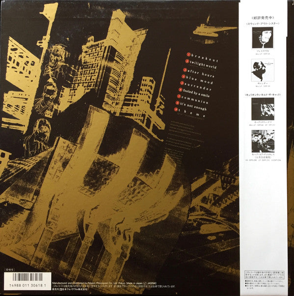 Release: It's Better To Travel-Vinyl-Japan-1987-25PP-226-6116078