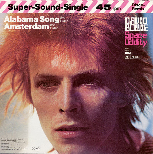 Alabama Song / Amsterdam / Space Oddity