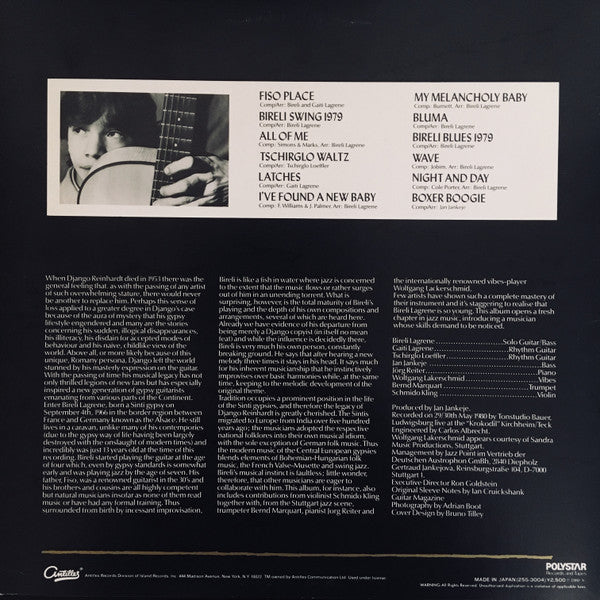 Release: Routes To Django (Live At The »Krokodil«)-Vinyl-Japan-1982-25S-3004, 25S-3004-7138528