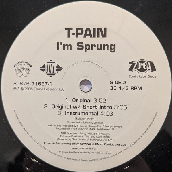 Master Release: I'm Sprung by T-Pain