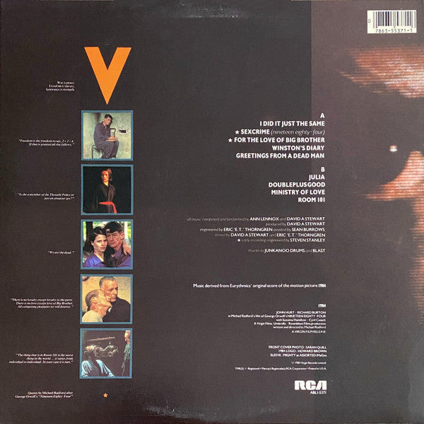 Release: 1984 (For The Love Of Big Brother)-Vinyl-US-1985-ABL1-5371-1079826