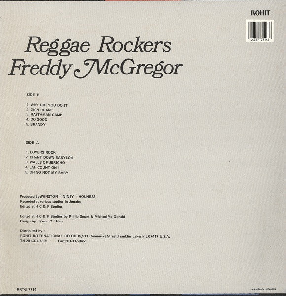 Release: Reggae Rockers-Vinyl-US-1988-RRTG 7714-2048043