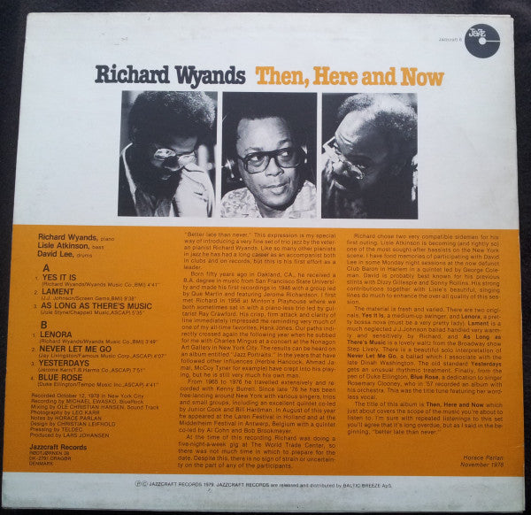 Master Release: Then, Here And Now by Richard Wyands