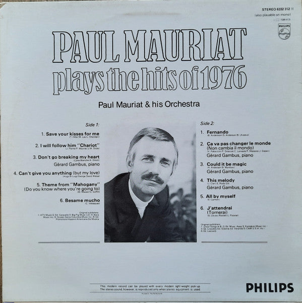 Release: Paul Mauriat Plays The Hits Of 1976-Vinyl-Netherlands-1976-6332 312-9098166