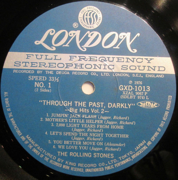 Release: Through The Past, Darkly (Big Hits Vol. 2)-Vinyl-Japan-1976-GXD-1013-6508871