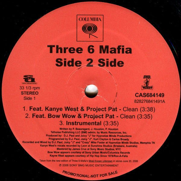 Release: Side 2 Side-Vinyl-US-2006-CAS684149-3620375