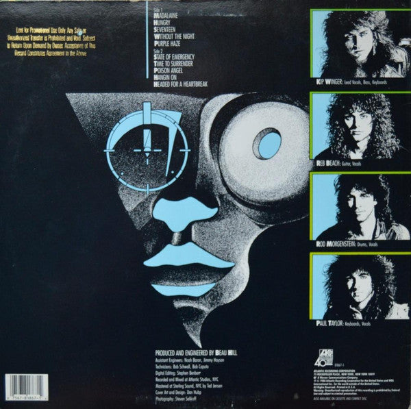 Release: Winger-Vinyl-US-1988-7 81867-1, 81867-1-2161217