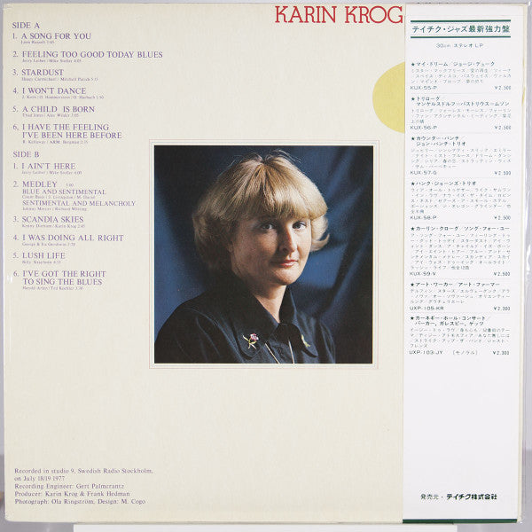 Release: A Song For You-Vinyl-Japan-1978-KUX-59-V-8047659