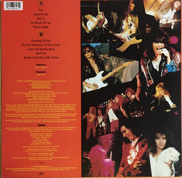 Master Release: Trial By Fire: Live In Leningrad by Yngwie Malmsteen
